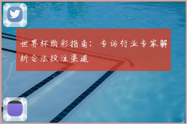 世界杯购彩指南:专访行业专家解析合法投注渠道